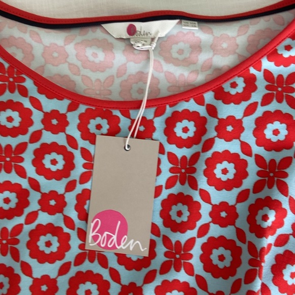 NWT Boden Jessie Jersey Dress In Cheery Daisy Chain Print size 6 - Picture 10 of 13